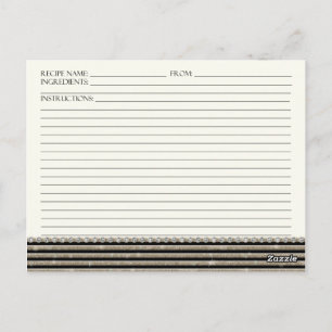 Art Deco Modern Horizontal Stripe Glitter Look Postcard