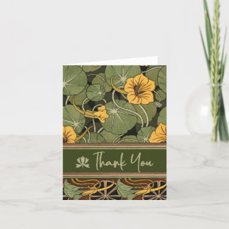 Art Deco Modern Lillies Thank You Notes