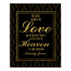 Art déco moderne Mémorial noir et or