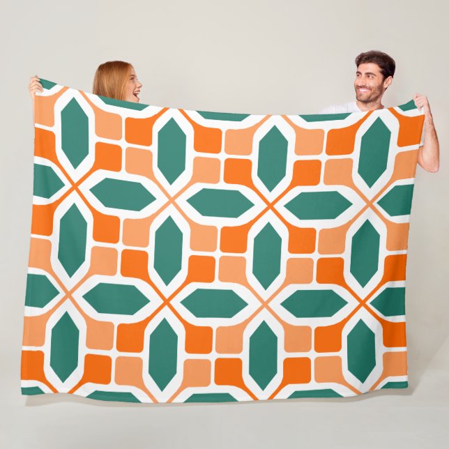 Art Deco Mosaic  Fleece Blanket (In Situ)