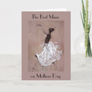 ART DECO MOTHERS DAY GREETING CARD