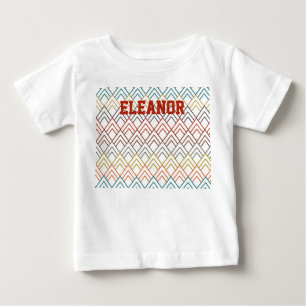 Art Deco Mountains  Baby T-Shirt