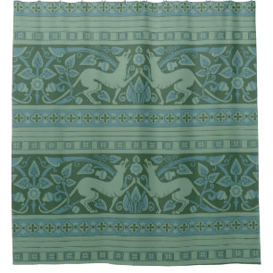 Art Deco Nouveau Dog Nature Animal Pattern