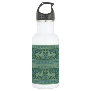 Art Deco Nouveau Dog Nature Animal Pattern 532 Ml Water Bottle
