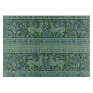 Art Deco Nouveau Dog Nature Animal Pattern Cutting Board