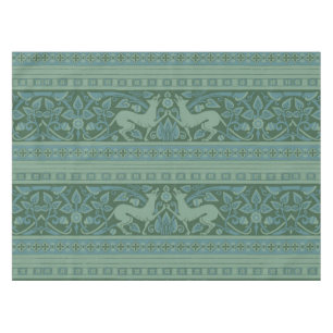 Art Deco Nouveau Dog Nature Animal Pattern Tablecloth