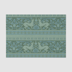 Art Deco Nouveau Dog Nature Animal Pattern Tissue Paper