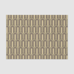 art deco,nouveau,gold,black,vintage,pattern,chic,e tissue paper