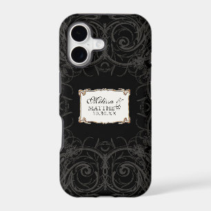 Art Deco Nouveau Lace n Gold Look Personalized