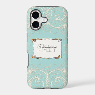 Art Deco Nouveau Lace n Gold Look Personalized