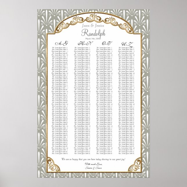 Art Déco Nouveau Ventilateur moderne Shell Motif (Devant)