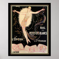 Art Déco Opéra de France 16 x 20 Imprimer