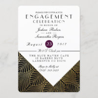 Art déco or des années 1920 | Invitation du groupe