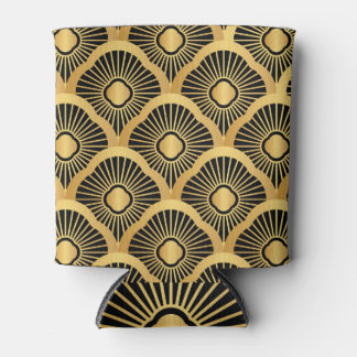 Art Deco Ornament: Seamless Vintage Pattern Can Cooler