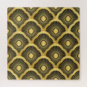 Art Deco Ornament: Seamless Vintage Pattern Jigsaw Puzzle