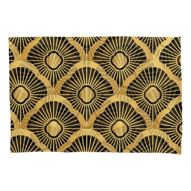 Art Deco Ornament: Seamless Vintage Pattern Pillowcase (Front)