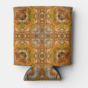 Art Deco Ornament: Vintage Colour Mix Can Cooler