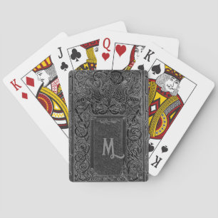 Art Deco Ornamental Cards w/your Initial(s)