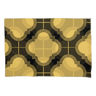 Art deco: ornamental seamless elegance. pillowcase