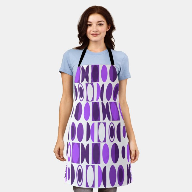 Art Deco Ovals Apron (Worn)