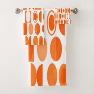 Art Deco Ovals Bath Towel Set