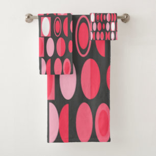 Art Deco Ovals Bath Towel Set