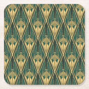 Art Deco Paper Napkins Square Paper Coaster