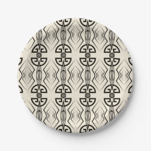 Art Deco Paper Plate