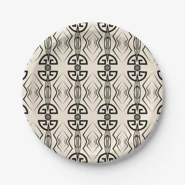 Art Deco Paper Plate (Front)