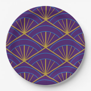 Art Deco Paper Plates
