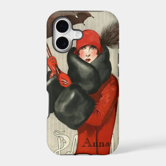 Art Deco Parisian Fashion Image iPhone 7/8 Case