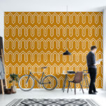 Art Deco Pattern 05 - White on Deco Gold 2 Wallpaper<br><div class="desc">Art Deco Pattern 05 - White on Deco Gold 2</div>