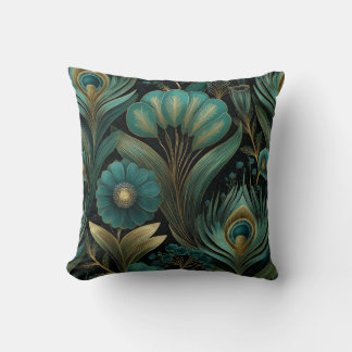 Art Deco Pattern 8 Print - Throw Pillow