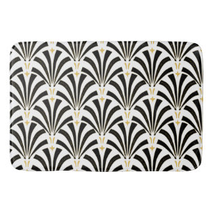 Art Deco Pattern Bath Mat