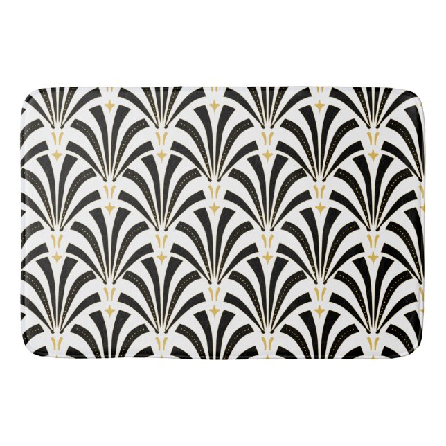 Art Deco Pattern Bath Mat (Front)