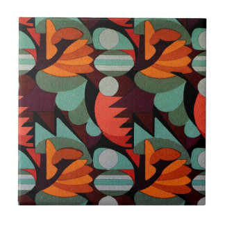 Art Deco Pattern Design Ceramic Tile