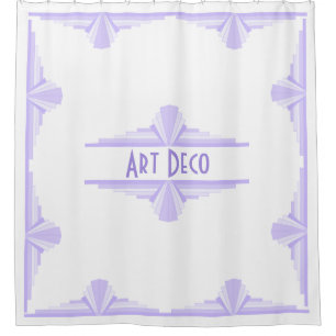 Art Deco Pattern in Lilac