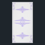 Art Deco Pattern in Lilac Poster<br><div class="desc">Based on a classic art deco pattern,  this design was recreated in gorgeous soft lilac</div>