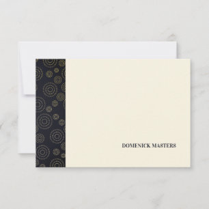 Art Deco Pattern Personalized Stationery Invitation