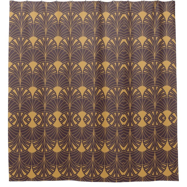 Art Deco pattern with fan-shaped motifs  (Front)