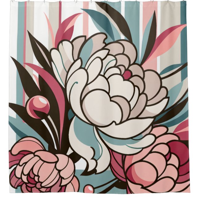 Art Deco Peonies (Front)