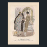 Art Deco Perfume Poster<br><div class="desc">Lovely Art Deco advertisement for perfume. Featuring two lovely ladies dressed to the nines. In muted tones.</div>