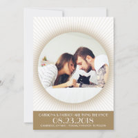 Art Deco Photo Frame | Save the Date Announcement
