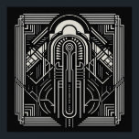 Art Deco Poster<br><div class="desc">See my store for more patterned items.</div>