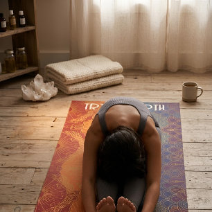 Art Deco Pride Flag   True North Personalised Yoga Mat