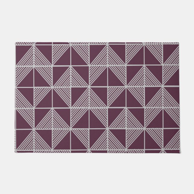 Art Deco Puzzle  Doormat (Front)