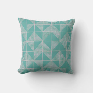 Art Deco Puzzle Throw Pillow