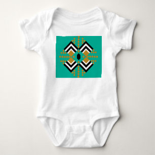 Art Deco Quilt Inspired Baby Bodysuit