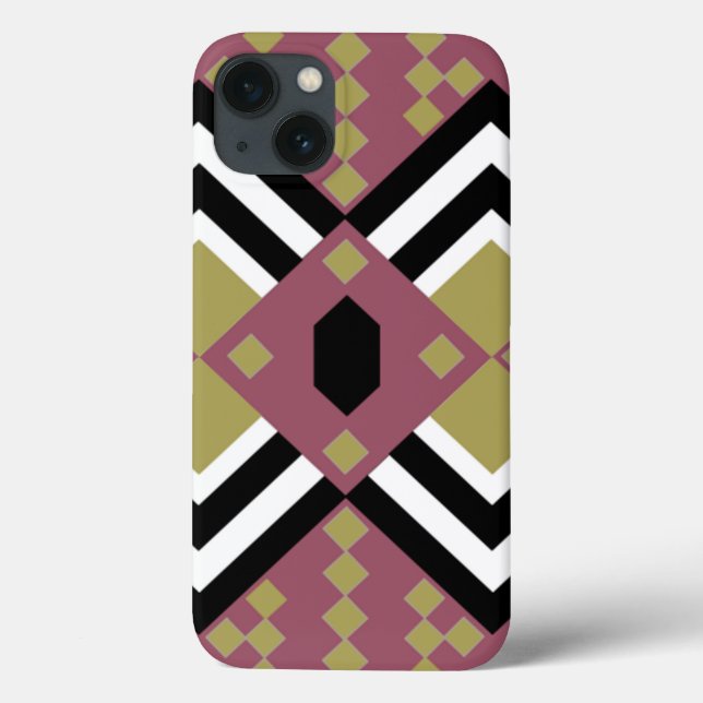 Art Deco Quilt Inspired  Case-Mate iPhone Case (Back)
