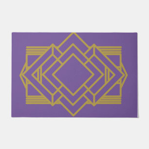 Art Deco Quilt Inspired Doormat